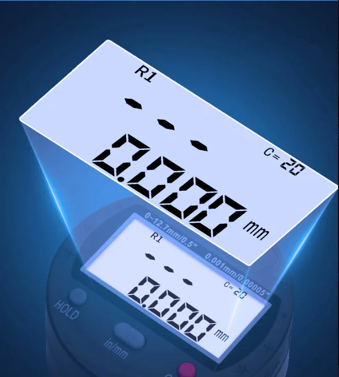 Imagem -02 - Display Digital Eletrônico r Gauge 12.7 mm 0.001 Diâmetro Instrumento de Medição Bola de Arco Diâmetro de Medição R5700