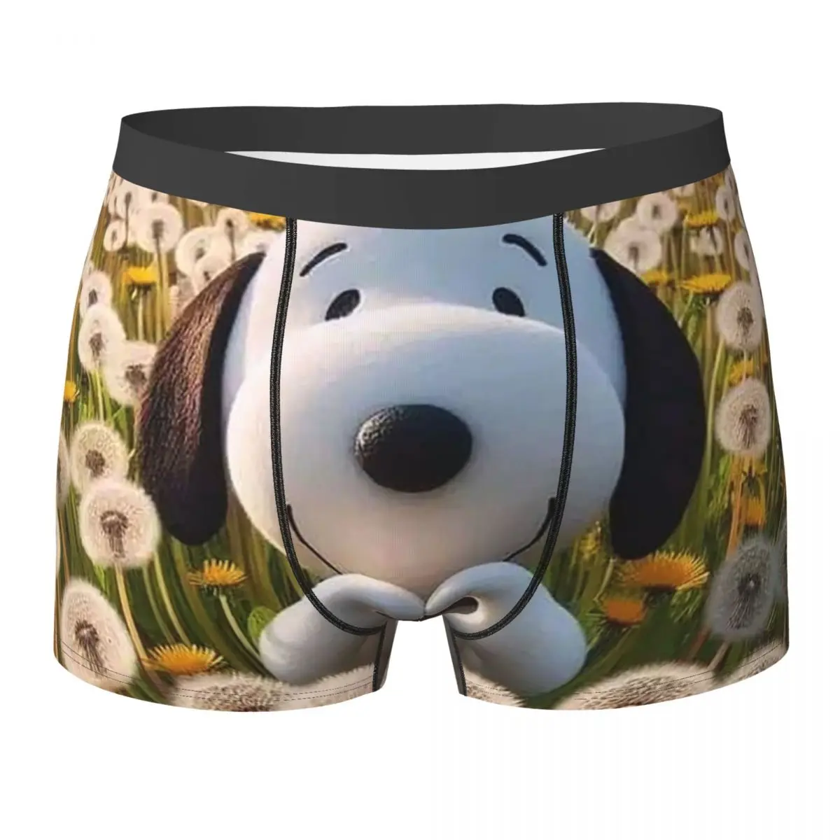 Boxer Underpants Shorts Snoopy Panties Male Comfortable Underwear for Homme Man Boyfriend Gift