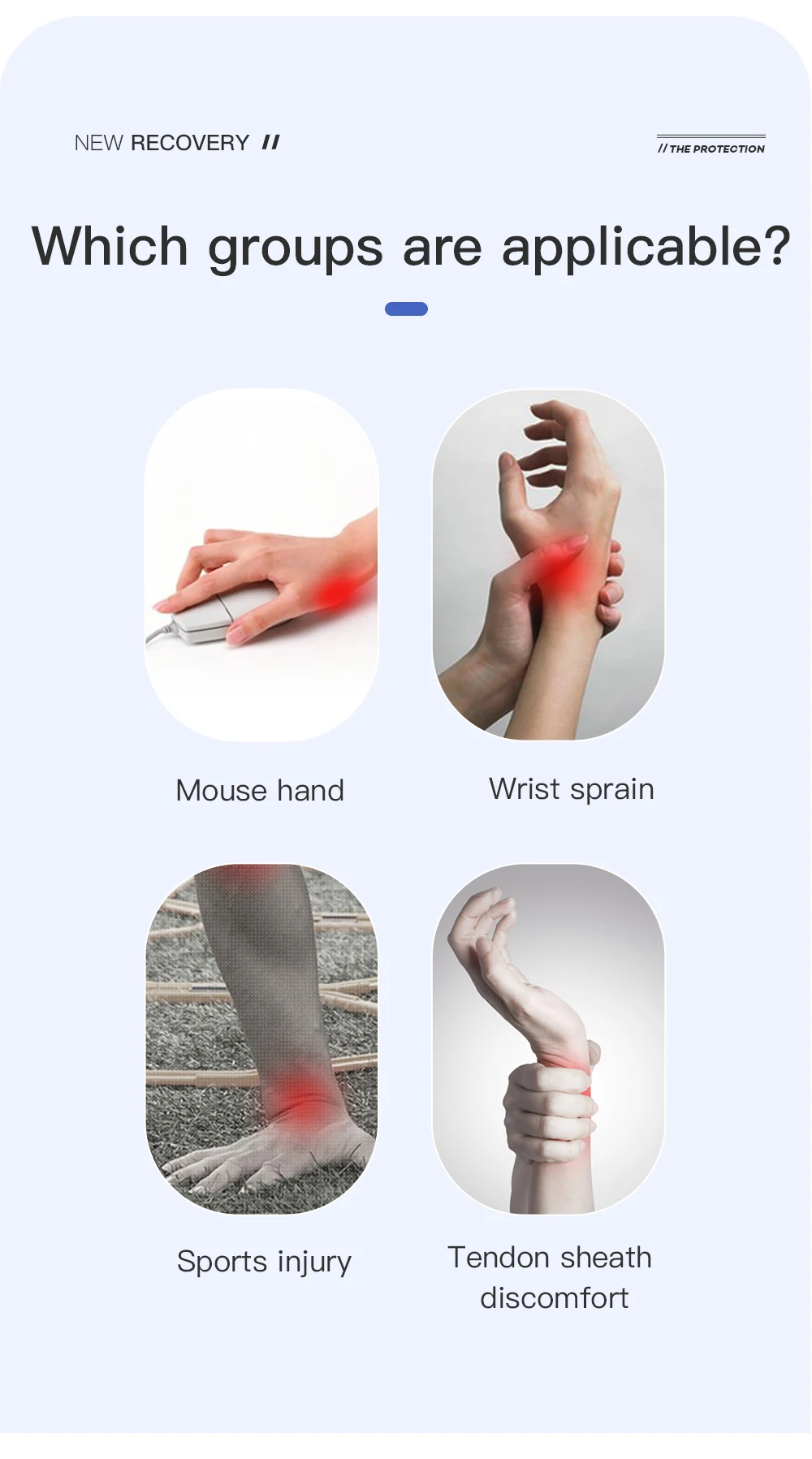 1PC Flexible Schiene Handgelenk Daumen Unterstützung Klammer für Sehnenscheidenentzündung Arthritis Atmungsaktive Daumen Schutz Schutz Passt Rechts und Links Hand – Detail 2