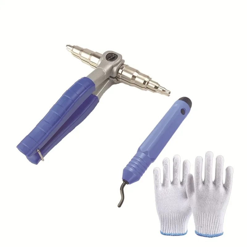 for Metal Tube Manual Expander Air Conditioner Installation Maintenance Kit 1/4-7/8 Inch Reamer Trimmer