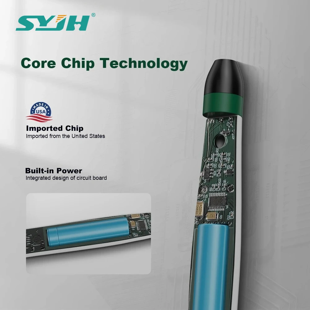 SYJH Dental Cordless Gutta Percha Heating Cutting Obturation Pen Equipped 2 Tips 0.3S Rapid Heating Dentistry Root Canal Tools