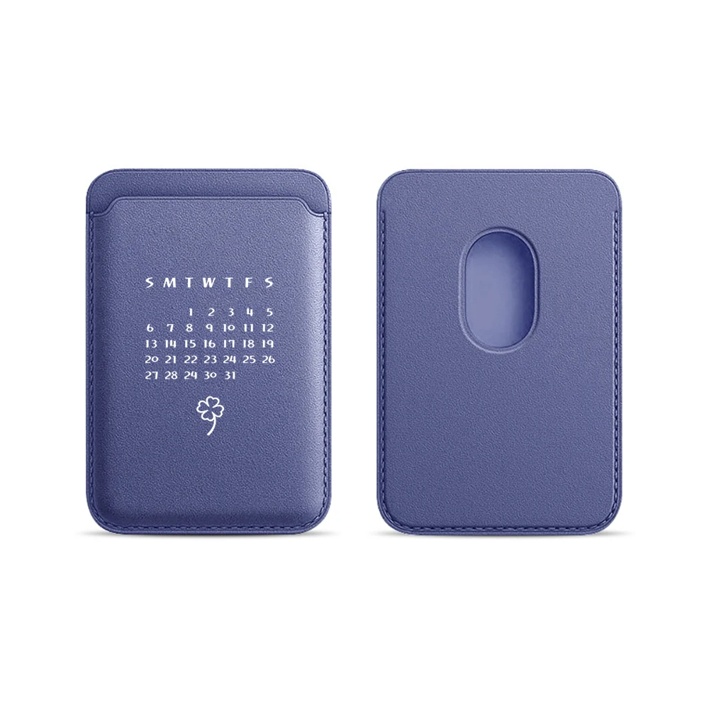 Minimalistisches Luck Leder-Kartenetui Handyhülle Kartenhalter für Magnetische Hülle Geeignet für alle iPhones für Magsafe Karten-Handytasche – Detail 12