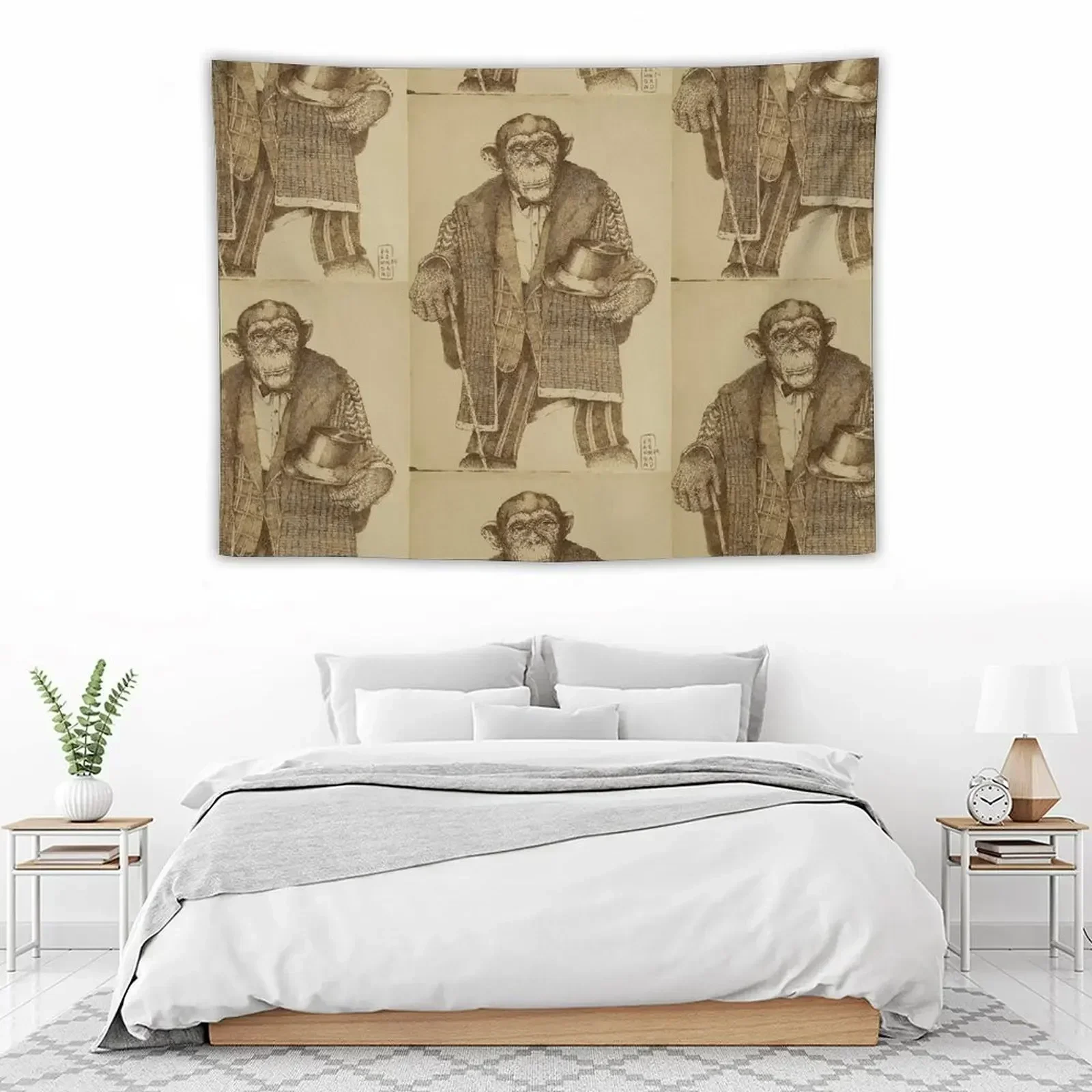 

Consul the Chimp Tapestry Home Decoration Accessories Tapete For The Wall Tapestry