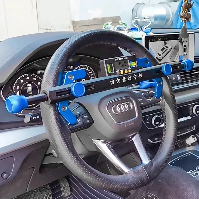 

New Four-wheel Positioning Tool Auxiliary Steering Wheel Alignment Instrument Level Electronic Display