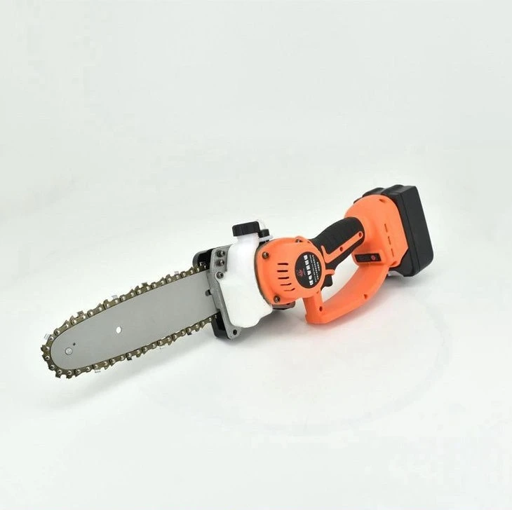 8-inch Cordless Electric Chain Saw, Portable Handheld Lithium Electric Saw, Household One Handed Logging Saw