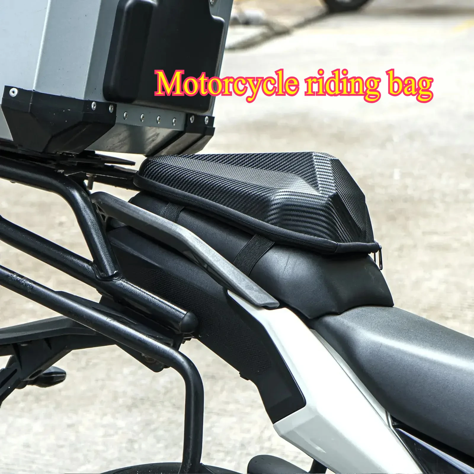 

Motorcycle riding bag equipped with hump bag waterproof thickening wear-resistant multi-functional backseat protection bag