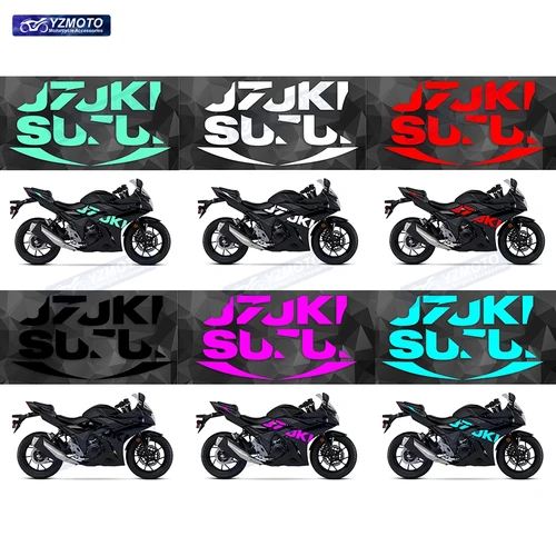 Imagen 2 del producto Para GSX250R GSX 250R GSX R 250 pegatina reflectante accesorios de motocicleta carrocería de coche de carreras pegatinas impermeables decoración