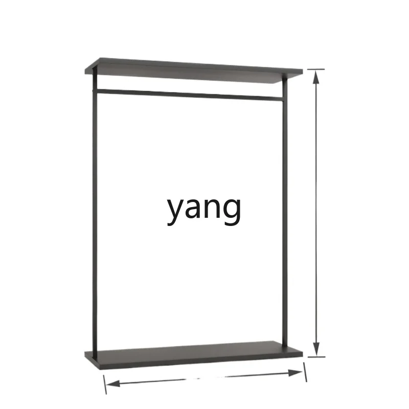 

Tgf wrought iron simple clothing store hanging hangers are hanging floor-to-ceiling high cabinets clothes display shelves