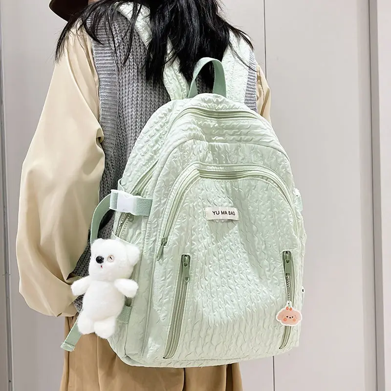 Jk adrette Art Mode Schule Rucksack Frauen koreanische High School Schüler Bücher tasche große geräumige Laptop Reisetaschen