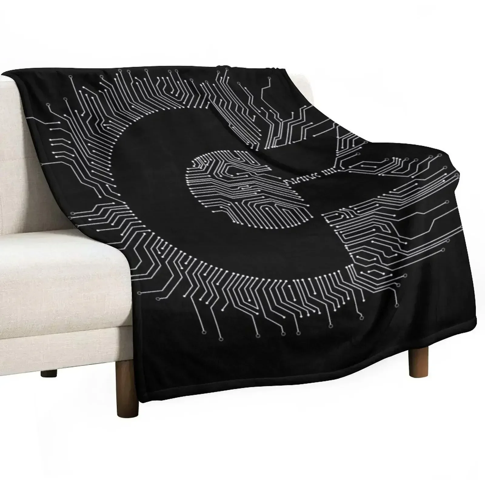 Commodore Circuits Throw Blanket Plaid Decorative Sofa For Decorative Sofa sofa bed Vintage Luxury Brand Blankets