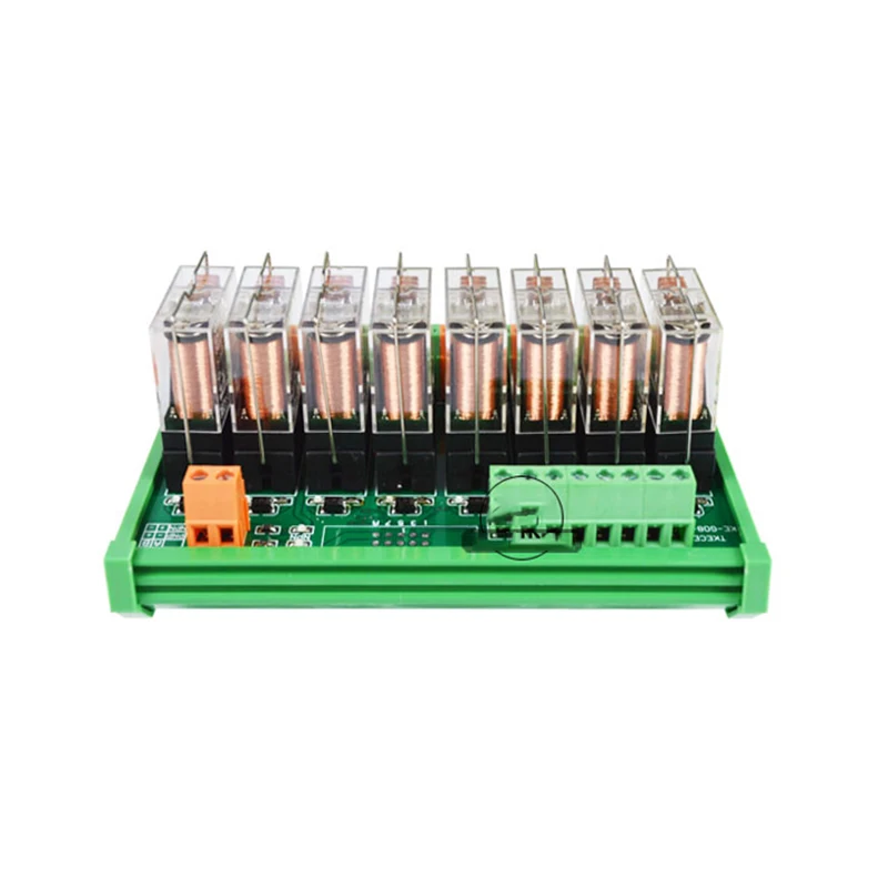 Relay module module PLC amplifier board integrated module 16A 8-way 1 open 1 closed for Omron 12V