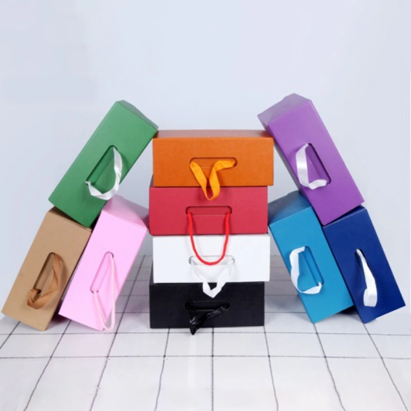 5 sztuk/partia 3-warstwowe pudełko na buty z tektury falistej z uchwytem wysyłka biznes wysyłka pudełko na prezent do wysyłki ekspresowe opakowanie