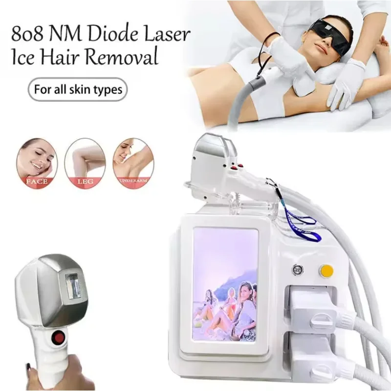

Diode Laser Hair Removal Machine 3 Wavelength Bar 808Nm Beauty Salon Equipment for Permanent Hair Removal Treatment