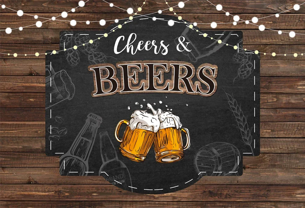 7x5ft Happy Oktoberfest Cheers Beers Glass Pub Aged Perfection Washable Wrinkle Free Photo Background Backdrop Polyester Fabric