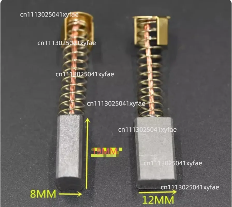 Treadmill Carbon Brush 8X12X19MM Wear Resistant DC Motor Carbon Brush 81219MM