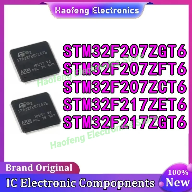 

STM32F207ZCT6 STM32F207ZFT6 STM32F207ZGT6 STM32F217ZGT6 STM32F217ZET6 STM32F207 STM32F217 STM IC MCU Чип LQFP144