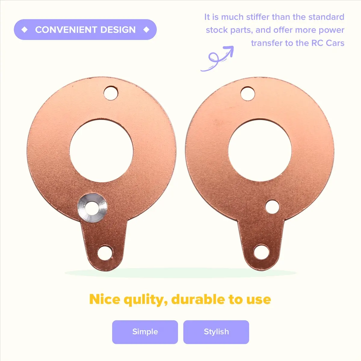 

Adjustable Motor Mount Holder Kit for CW-01/Lunch Box/the Frog/ RC Car Upgrade Replace Parts [sgqu-Toy]