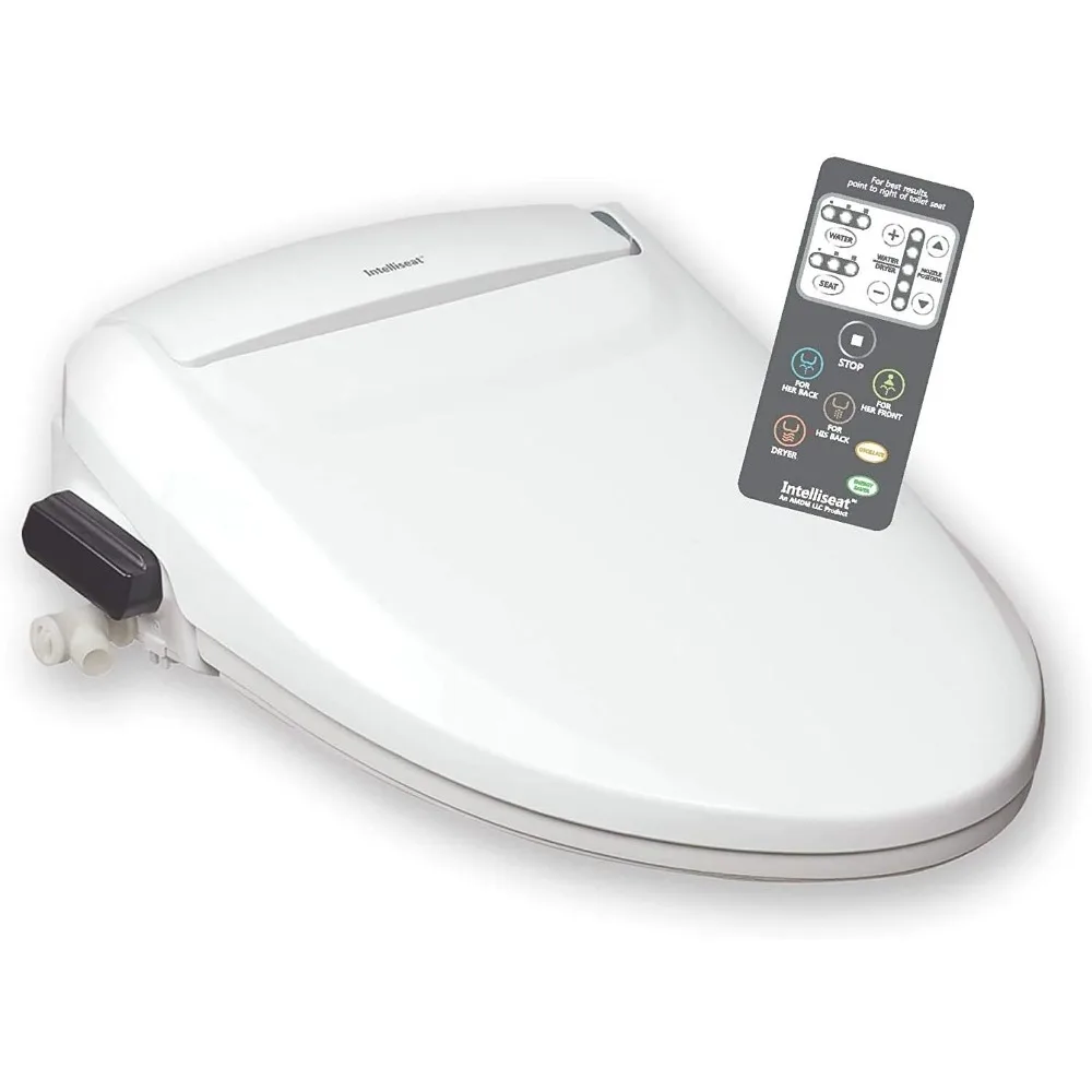 IntelliSeat - Smart Bidet Toilet Seat with Adjustable Water Pressure & Warm Water, Heated Seat & Dryer