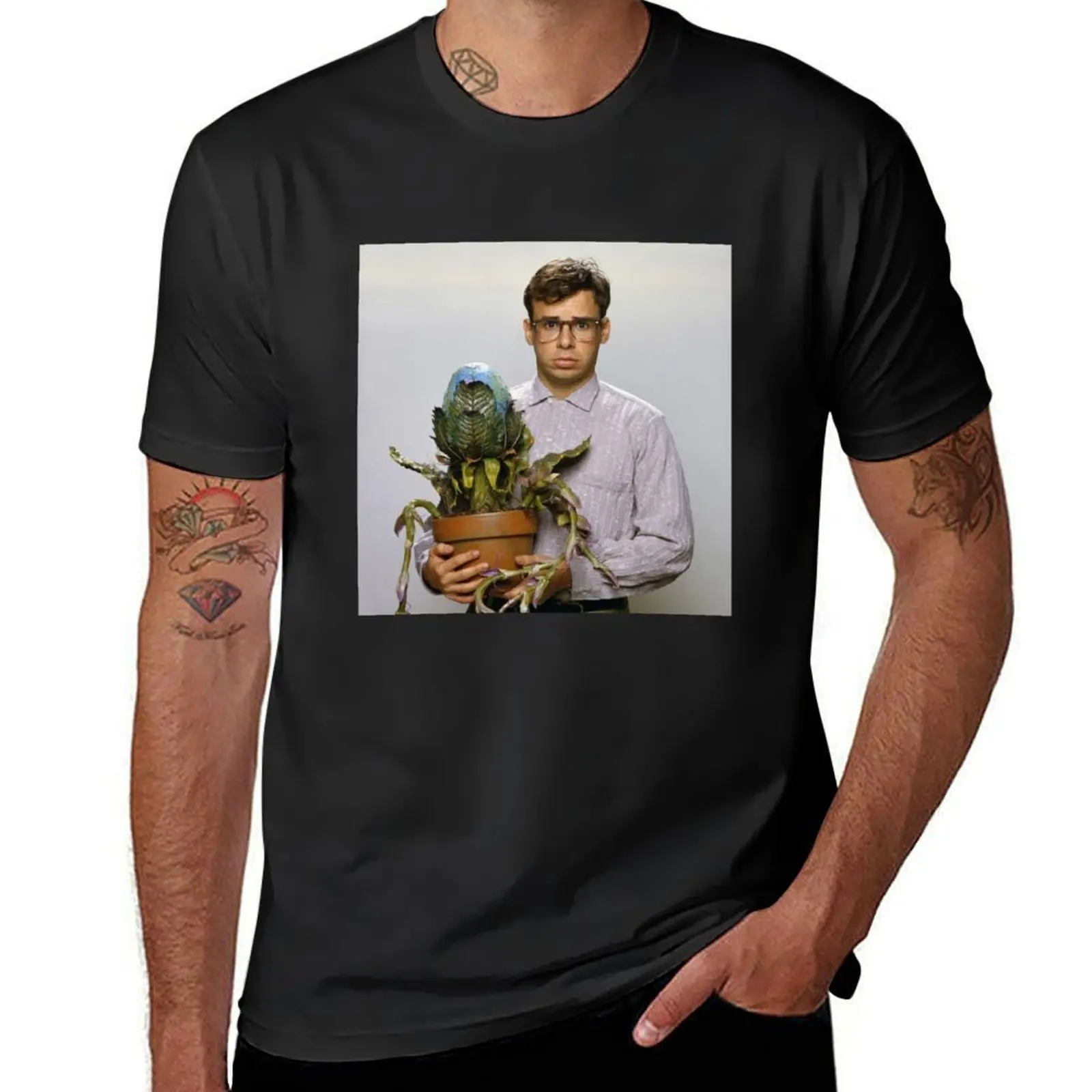 Seymour & Audrey II T-Shirt for a boy summer clothes Blouse plus sizes Men's cotton t-shirt