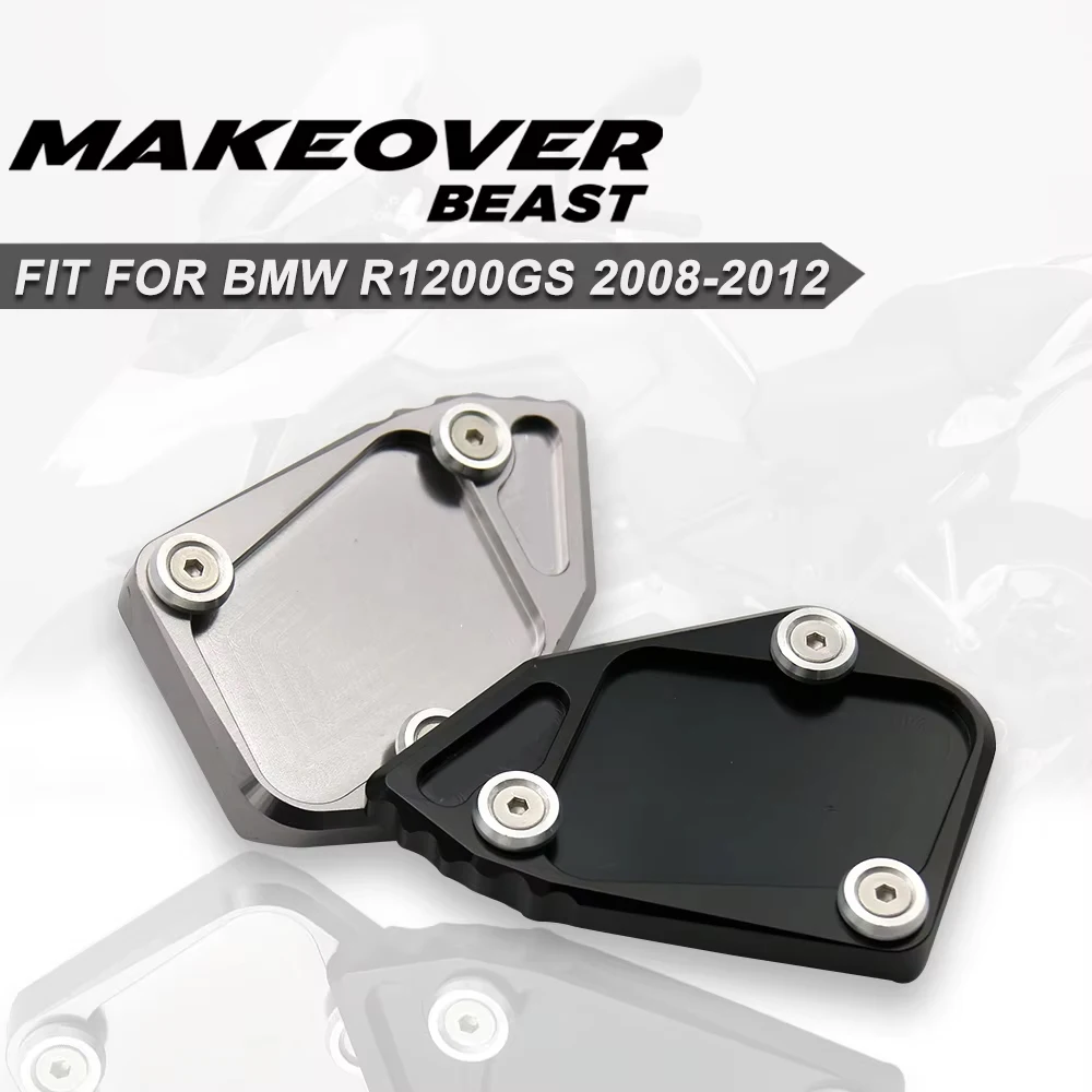 Fit For BMW R1200GS GS 1200 Adventure 2008 2009 2010 2011 2012 Motorcycle Kickstand Side Stand Extension Foot Pad Support