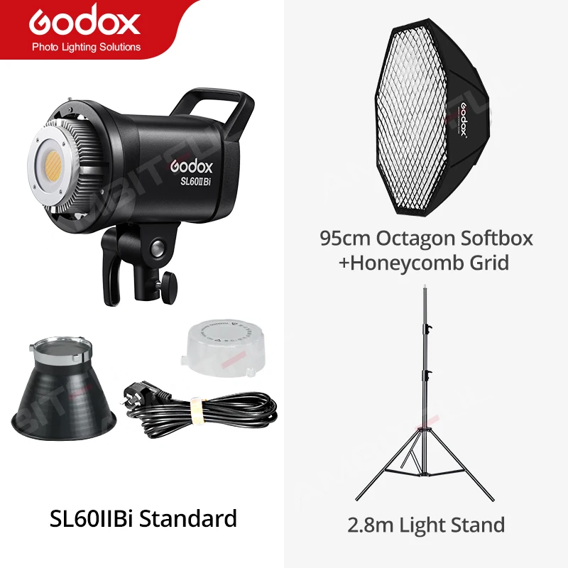 Godox SL60IIBi COB LED Video Light 2800-6500K 2.4G Wireless