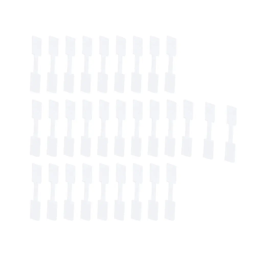 

300pcs Jewelry Price Paper Tags Ring Hanging Labels Square Head Tags For Necklace Bracelet Diy Crafts File Folder Labeling Tool
