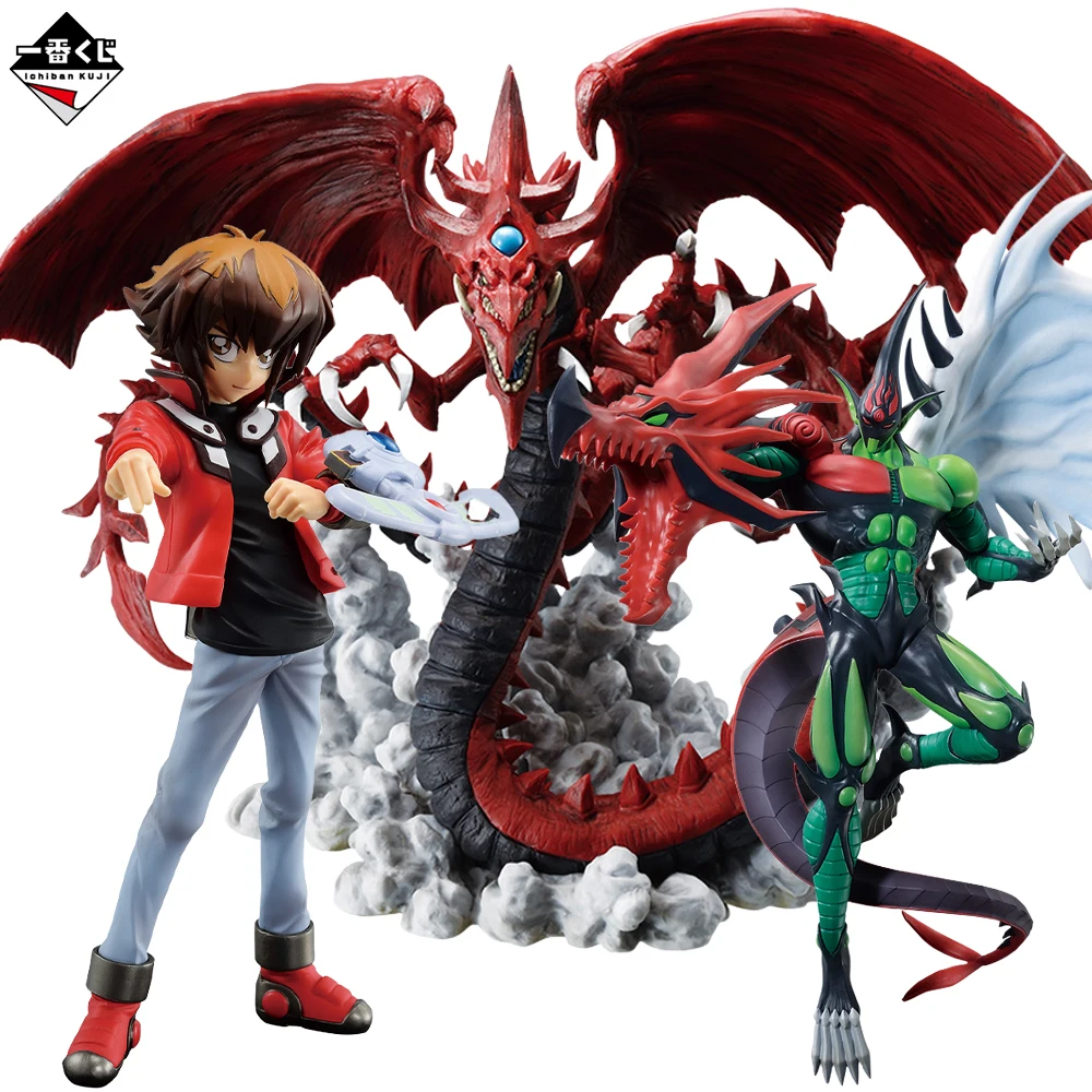 Original Duel Monsters Bandai Ichiban Kuji Yushiro Tenth Generation Ｅ・HERO Sky Dragon Anime Figure Toys Decoration Ornament Gift