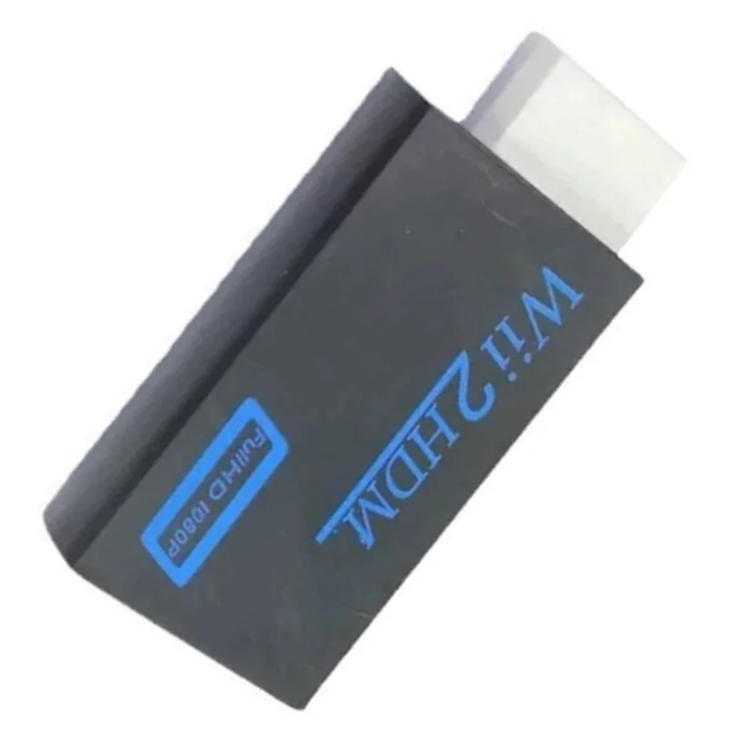 【2025 NEWLY】-Compatible Adapter Converter Support Full HD Wii To For PC HDTV Monitor Audio