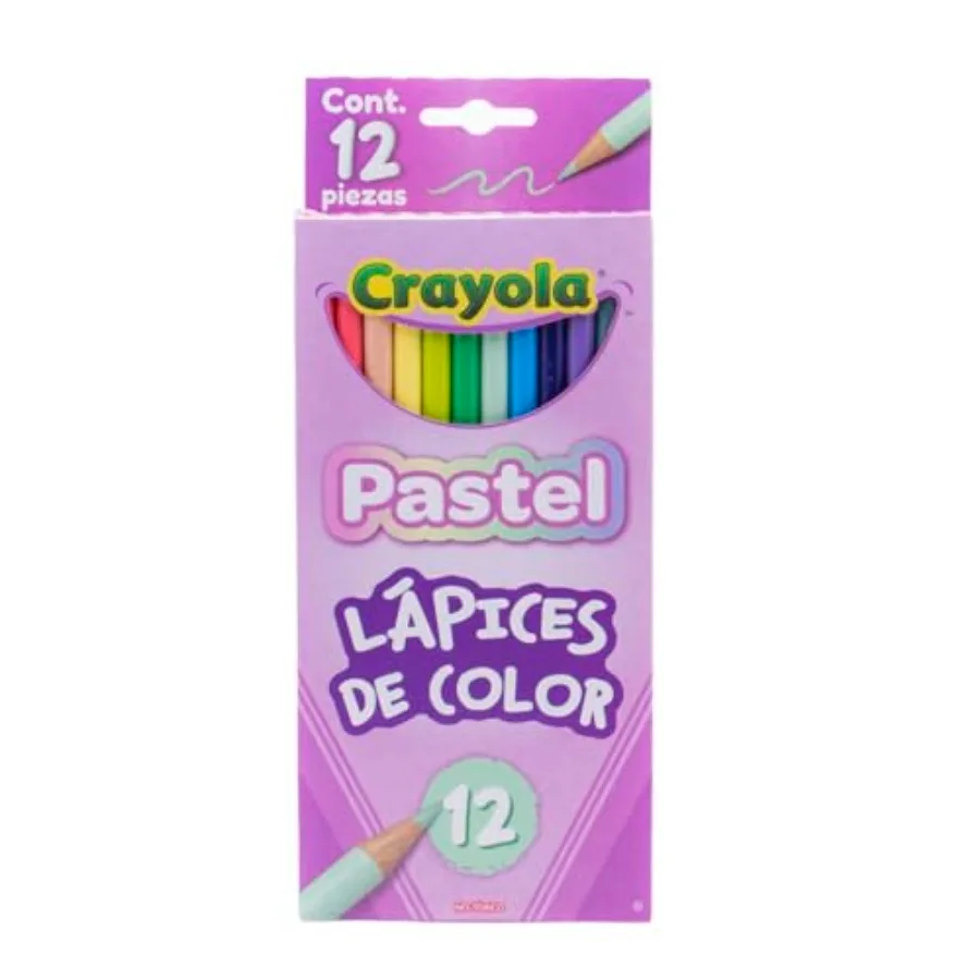 

Pastel Colored Pencils, Nontoxic Coloring Pencils for and Adults, 12ct