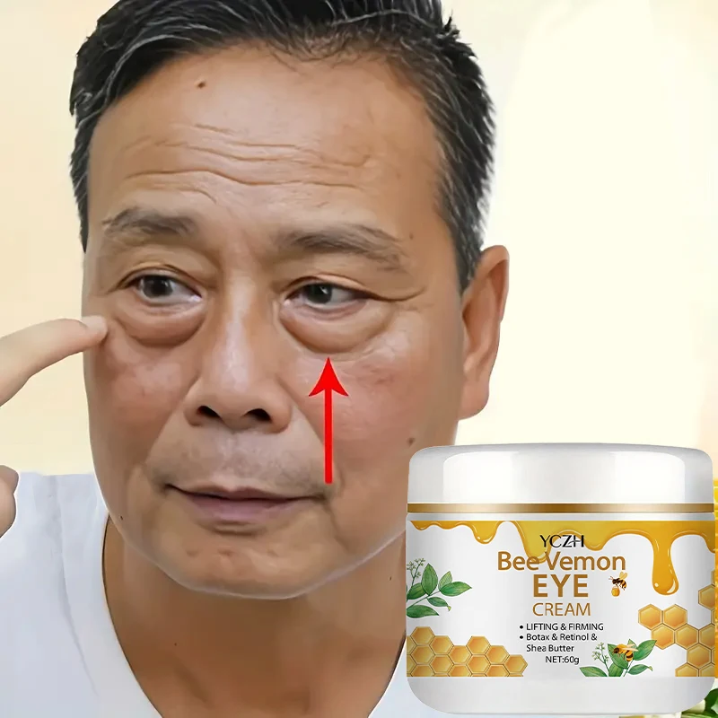 Crema para ojos con retinol, crema reafirmante y reafirmante por inyección de retinol, hipoalergénica, reafirmante, lifting, hidratante, suaviza el área de los ojos, adecuada para una piel marrón claro para parecer más joven