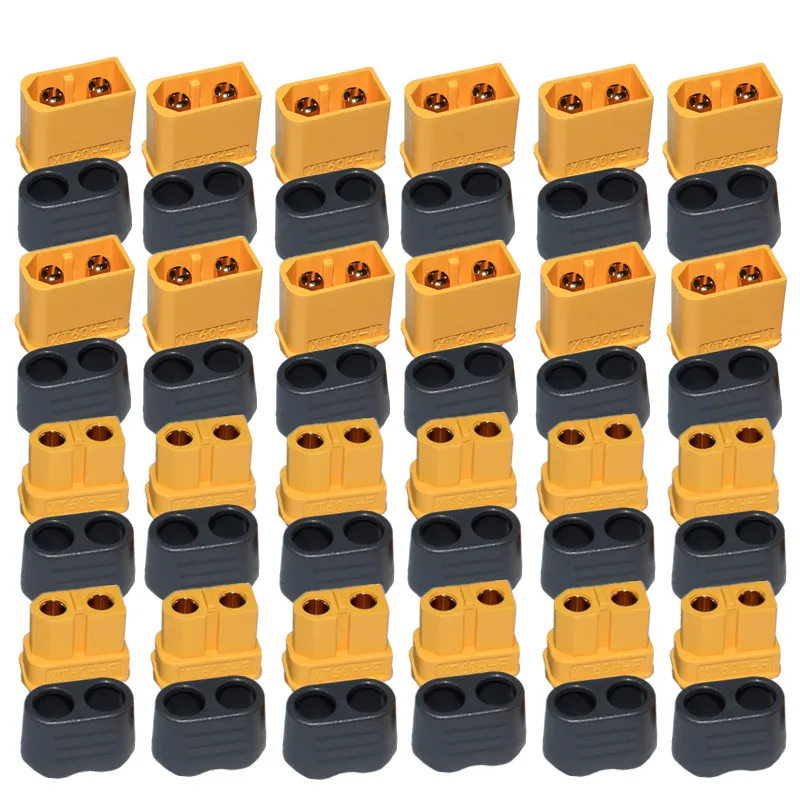 6/12PCS XT60 Male Female Connectors Plugs with Sheath For Lipo Battery RC Heli Quad Drone Car Boats Accessories
