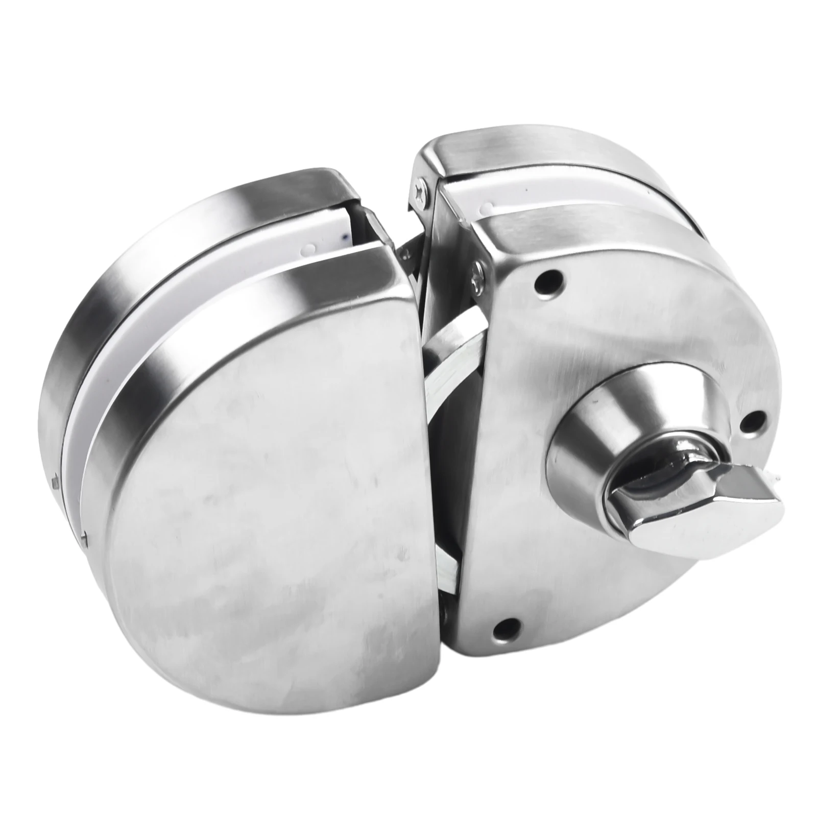 Sliding Glass Door Lock in Stainless Steel with Double Bolts Comes with 3 Keys No Punching Needed for Easy Installation