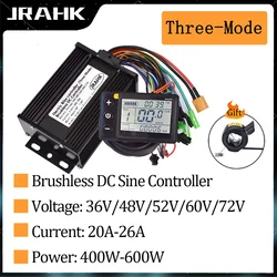 JRAHK 36V-72V BLDC Sine Controller Electric Bike 400W-600W Sine Controller Accessories Electric Scooter Controller + Display Kit