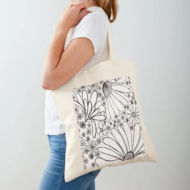 

#8 Doodle Tote Bag sacs de shopping free delivery bags tote bags aesthetic Canvas shoulder bag