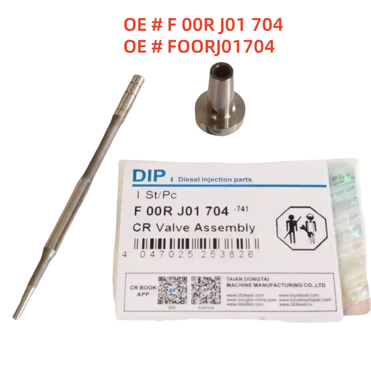 

High quality 4PCS F00RJ01704 For 0445120141 F 00R J01 704 FOORJ01704 Common Rail Nozzle Control Valve