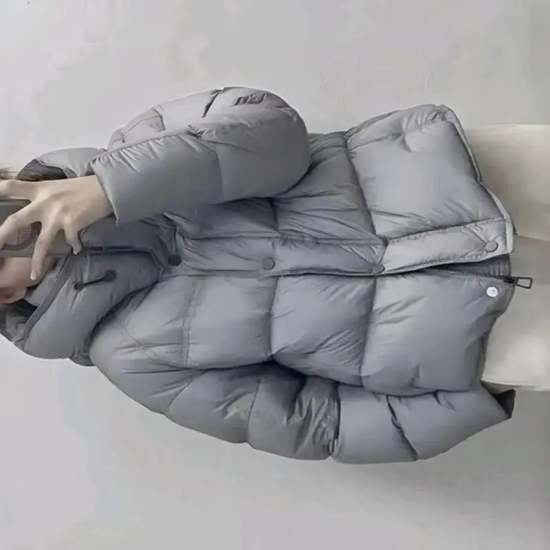 

Модный пуховик, женские парки, новая зимняя одежда с капюшоном, пальто, женская короткая толстая теплая верхняя одежда с хлопковой подкладкой, женский топ