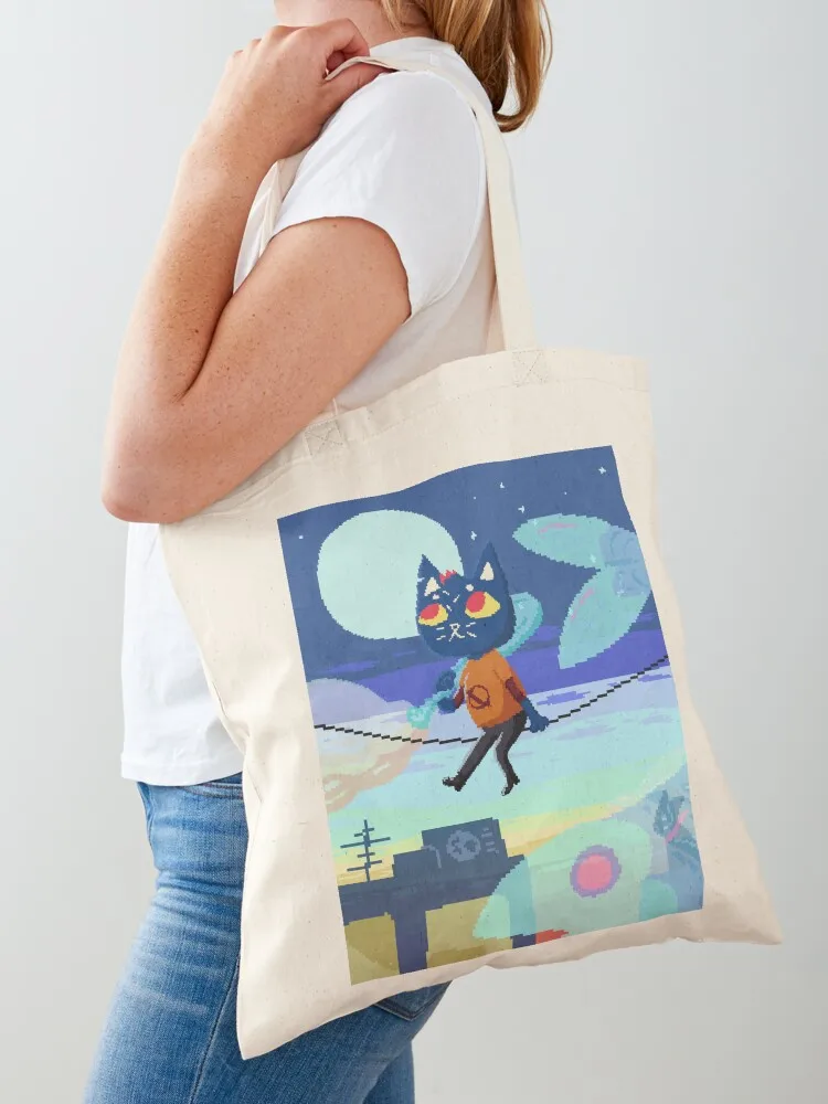 

Mae Pixel Art Tote Bag Cloth bag reusable grocery bags canvas tote reusable shopping bag