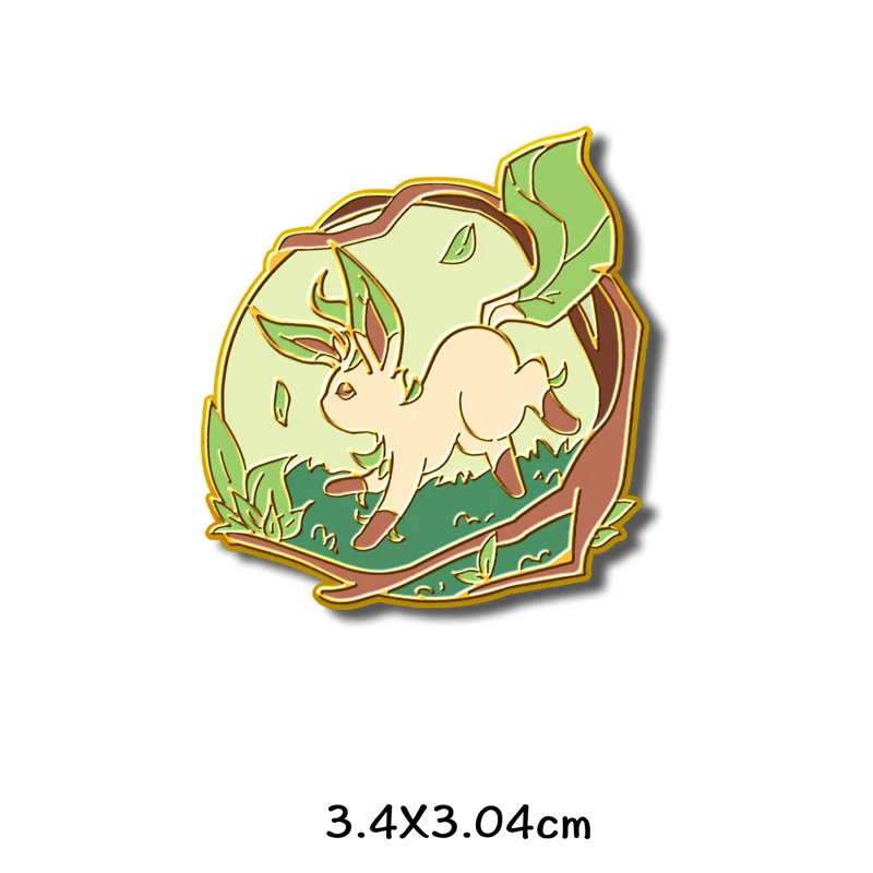 Japanese Anime Cute Enamel Pins Animal Spirit Brooch Clothes Backpack Lapel Badges Collection Fashion Jewelry Accessories Gifts