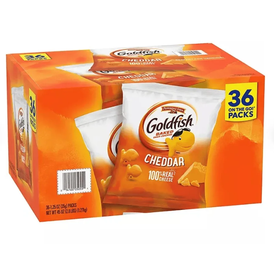

Pepperidge Farm Goldfish Cheddar Crackers 1.25 oz. 36 pk.