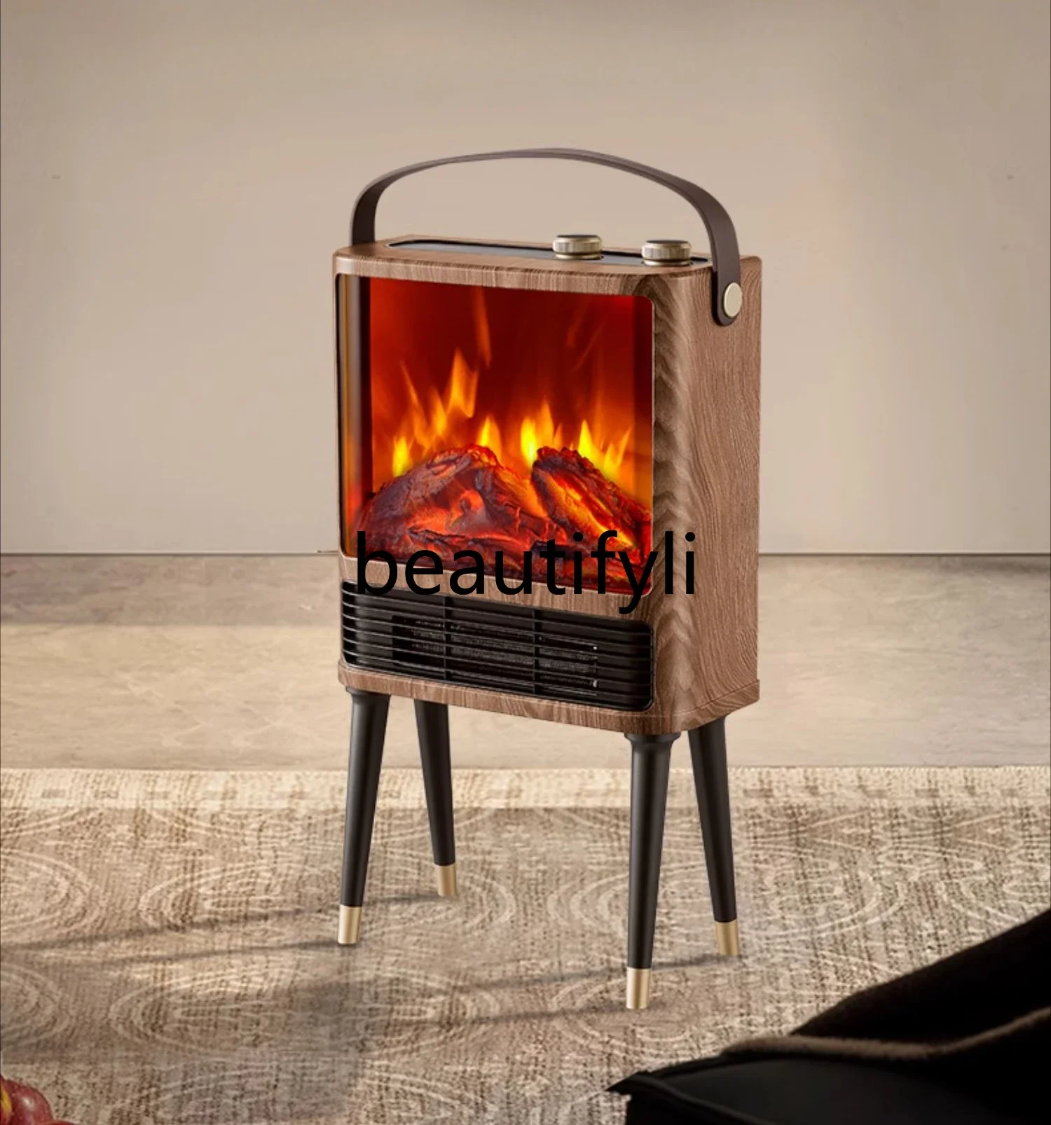 

Simulation charcoal electric heater fireplace electric heater quick heating safety