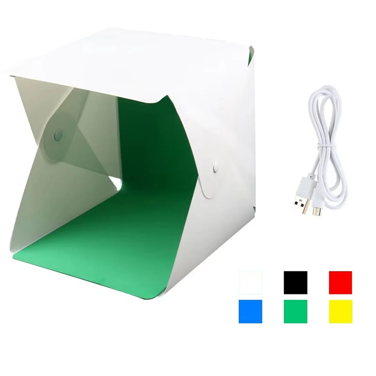 ABLG Lightbox Light Box Mini Photo Studio Box Photography Box Light Studio Tent Box Kit Multiple Color Backdrops