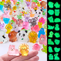 Mini Resin Animals Figures Tiny Small Little Duck Frog Figures to Hide Miniature Figurines for Dollhouse Fairy Garden