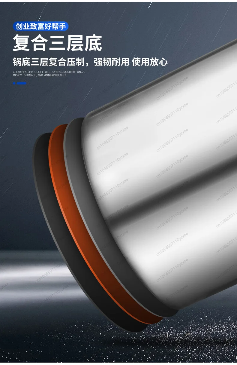 360 درجة موحدة اثارة التجارية الكهربائية دلو من الفولاذ المقاوم للصدأ التلقائي اثارة فراي خلاط وعاء توابل وصلصة ماكينة طهي بالصلصة #4