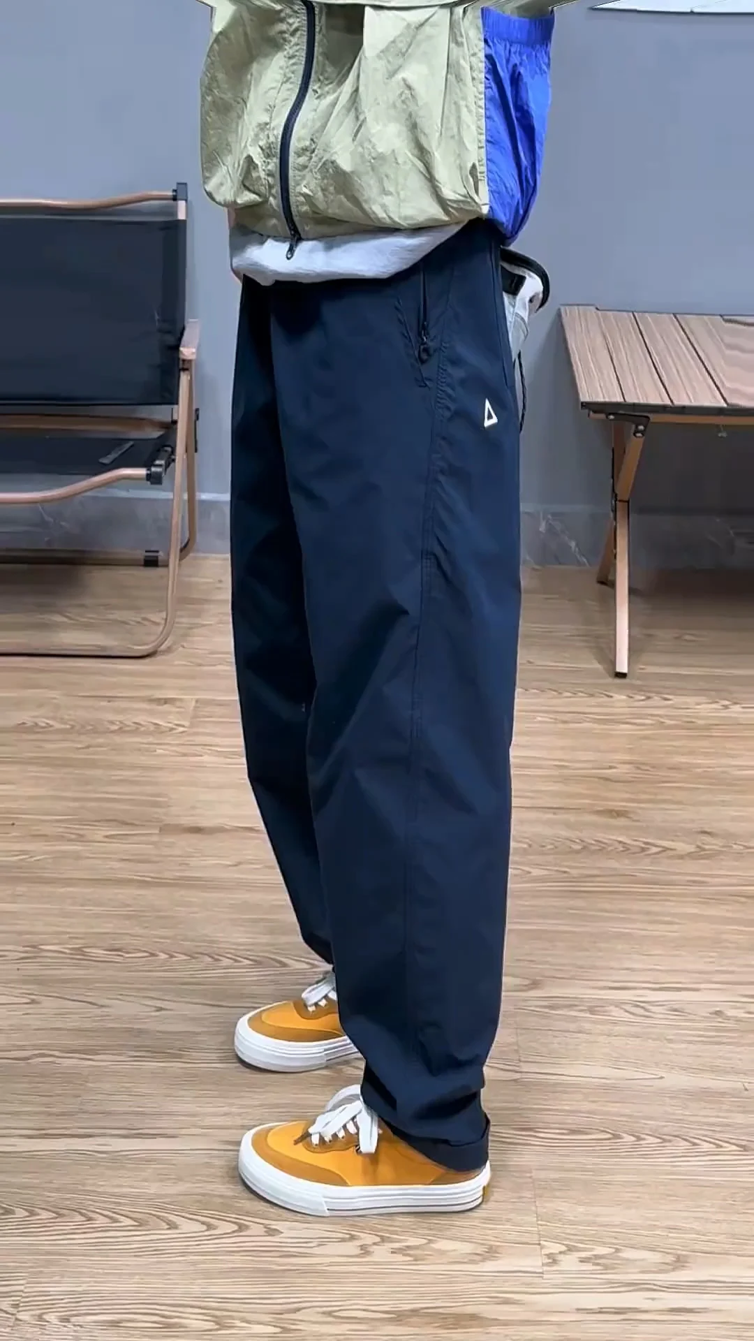 Frühling Sommer Reißverschluss-Taschen Cargo Freizeithosen Herren Schnelltrocknende Jogginghosen Wanderhosen Outdoor Alltagskleidung Schmal Zulaufende Hosen für Männer – Detail 6