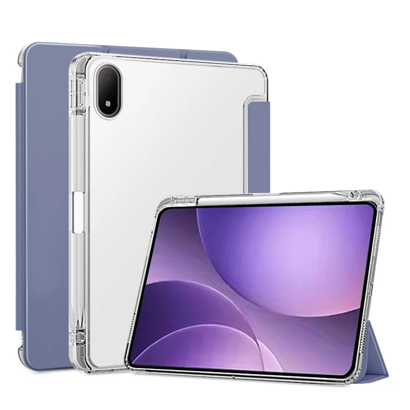 For OPPO Pad Mini 8.8 inch 2026 Case with Pen Holder PU Leather Soft Back Fold Stand Cover For OPPO Pad Mini Tablet Case