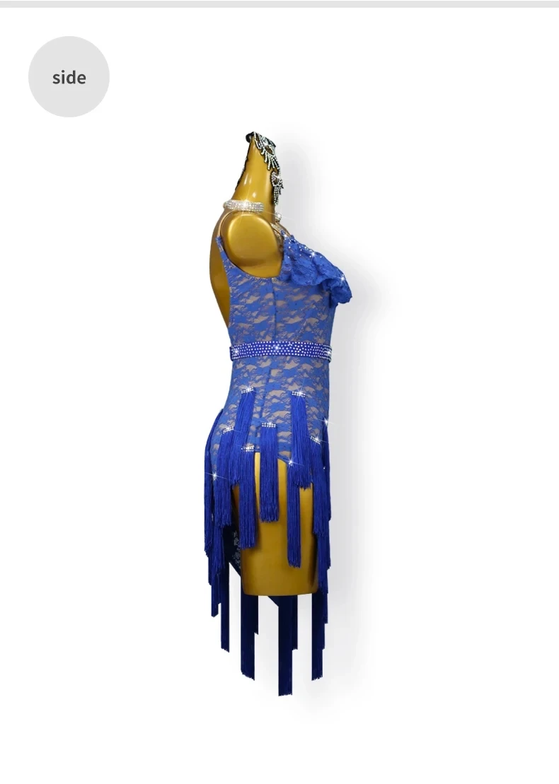 2026 Mädchen Latein-Tanzkleid Sportanzug Elegante Kleidung Abendkleid Kabarett-Rock Damen Sexy Trainingskleidung Wettbewerbs-Tanzkleidung – Detail 9