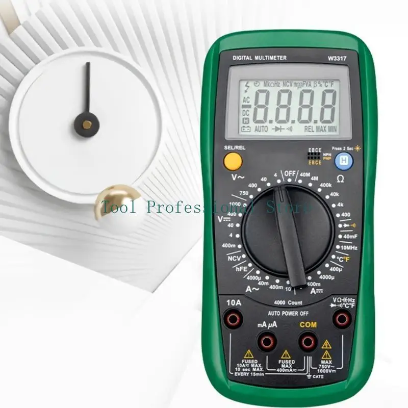 57QF 3999 카운트 전압 전류 디지털 볼트 앰프 커패시터 다이오드-3극 NCV-Hz 테스터