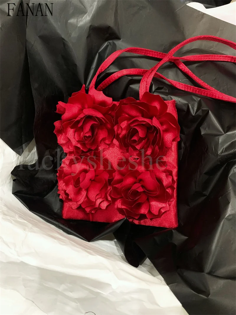 

Женская сумка 2025, новая модная ручная сумка с цветочным принтом, корейский стиль, нишевый дизайн, милые элегантные сумки на плечо в стиле ретро, Femme