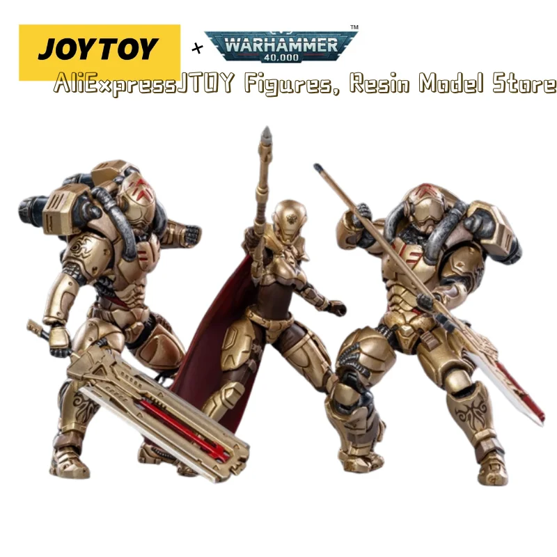 JOYTOY 1/18 3.75 นิ้ว [สต็อก] Action Figure (3 ชิ้น/เซ็ต) Saluk-Golden Legion Anime Collection ของเล่นสําหรับของขวัญ