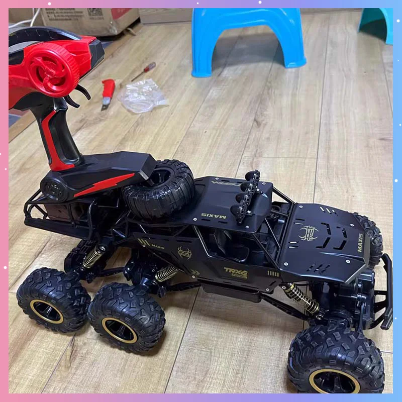 

Радиоуправляемая машина 1:12, 2.4G, из сплава, 6 колес, полноприводный внедорожник на радиоуправлении, высокоскоростной электрический автомобиль для любых дорог, игрушка-подарок для скалолазания